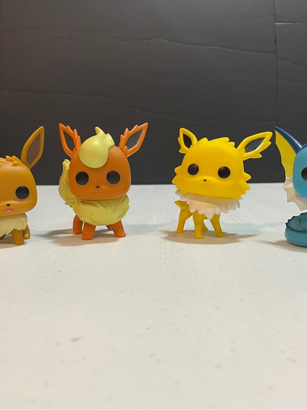 Eevee Evolution Funko-style Vinyl Figure Set (Eevee, Jolteon, Flareon, Vaporeon)
